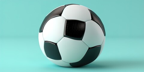 Illustration photo of Football flayer design resource Minimalistic Photo with copy space, award winning 