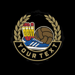 football casual emblem badge