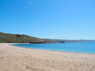 Beautiful seascape in Greece Kythnos island
