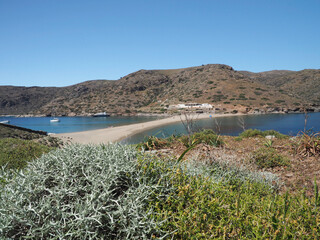 Beautiful seascape in Greece Kythnos island