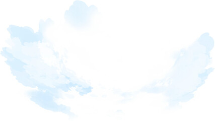  Cumulus low clouds in the blue sky. 