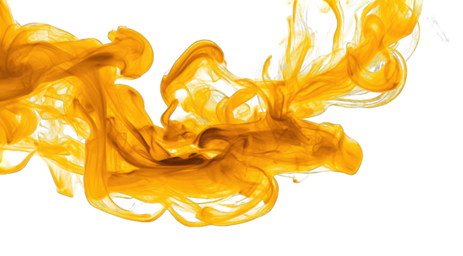 Abstract swirling, golden liquid