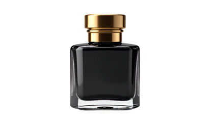 Dark perfume bottle