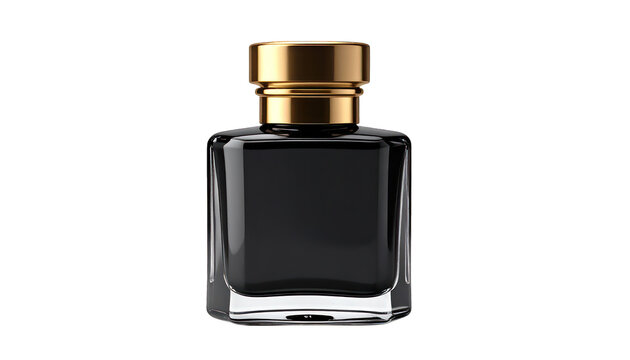 Dark perfume bottle