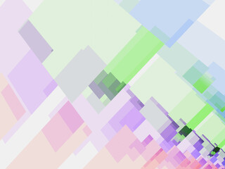 重なり合うたくさんのカラフルな長方形の背景