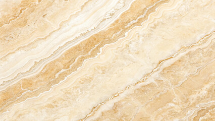 Travertine stone texture with marble background from top view, showcasing natural pores, soft veining, and earthy tones