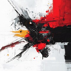 Korean graphic designer doing composing dynamic abstract visuals