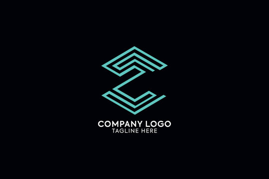 initial letter z lineart forms tech logo, letter z technology logo, letter z 