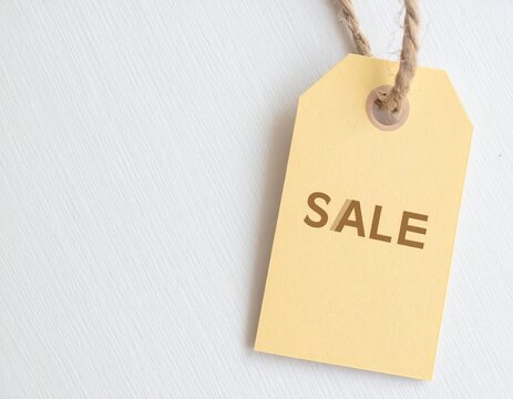 シンプルなSALEのタグ