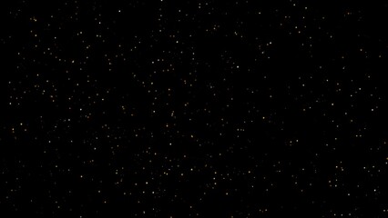 Blurred fire embers sparks on black background . Texture isolated overlays. Concept of particles, sparkles, flame and light.