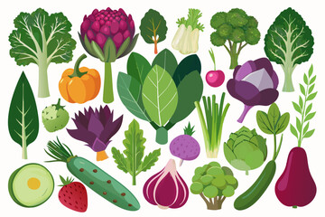 Colorful Variety of Fresh Vegetables