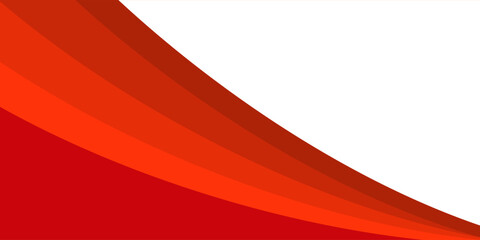 Vector red line background curve element with white space for text and message design, overlapping layers, vector