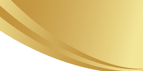 gold wave curve, golden wave corner shape for element, stripes ribbon golden graphic, striped gold. eps 10