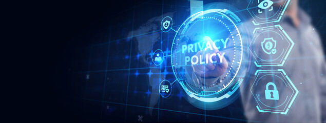 Data protection Cyber Security Privacy Business Internet Technology Concept.