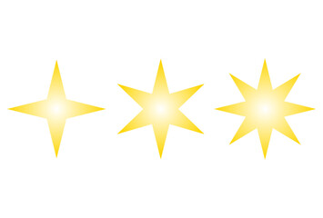 Obraz premium Glitter, stars, icon, vector 