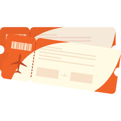 Airplane Travel Ticket