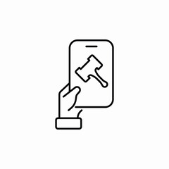 law application icon sign vector