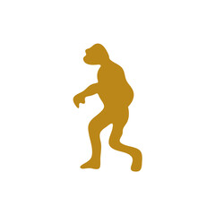 Hand drawn human evolution illustration 