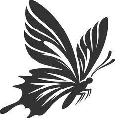 Butterfly silhouette insect design vector illustration