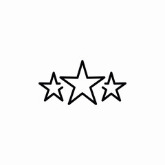 Obraz premium star quality reviews icon sign vector