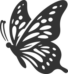Butterfly silhouette insect design vector illustration