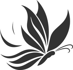 Butterfly silhouette insect design vector illustration