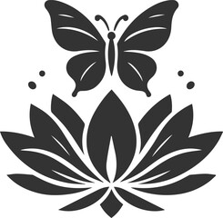 Butterfly silhouette insect design vector illustration