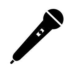 microphone icon vector with trendy design