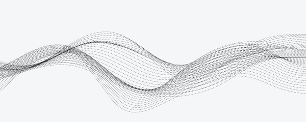 Abstract Waveform Lines