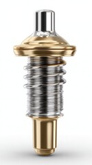 Precision Engineered Metal Part  Gold and Silver Auto Spare Part