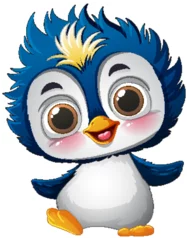Fototapete Rund Adorable Baby Penguin Illustration © GraphicsRF