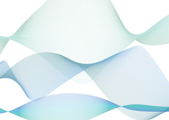 重なり合うウェーブの背景