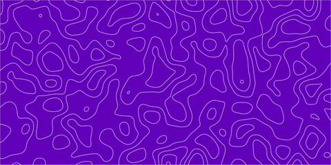 Irregular artistic mapping pattern with seamless layout

