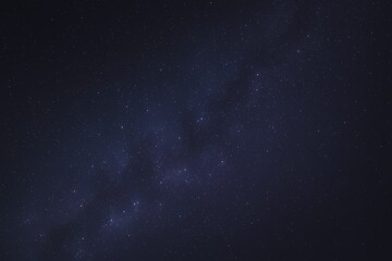 Fototapeta premium Starry Night Sky with Milky Way Traces