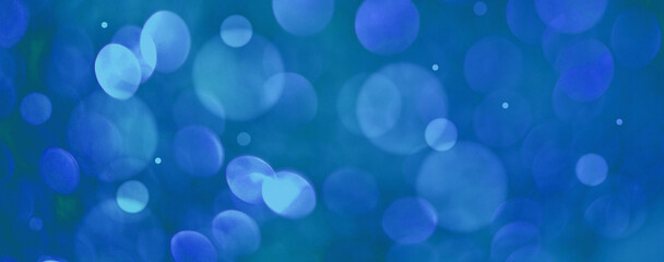 abstract blue background with bokeh