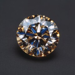 Fototapeta premium Sparkling Champagne Diamond Gemstone Luxury Jewelry Close up Macro Shot