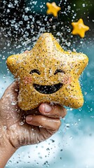 Joyful Star A Splashing Celebration of Happiness
