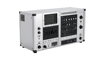 Fototapeta premium White audio equipment device