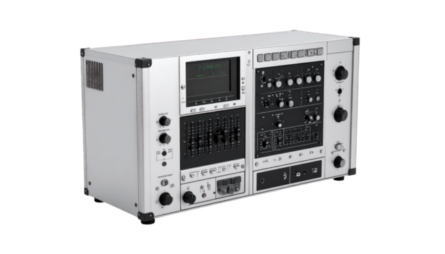 White audio equipment device