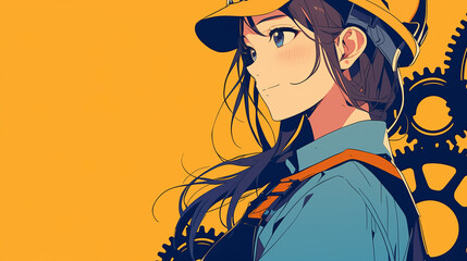 工場で働く女性