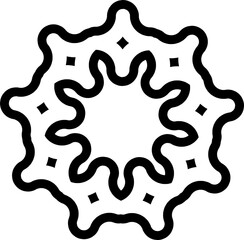 Star icon and signs, shine, sun, sunbeams, flare and glares