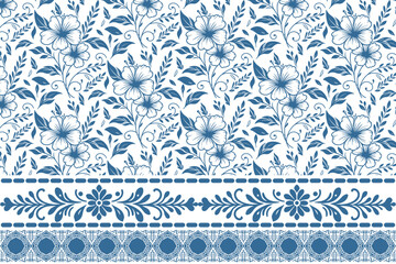 seamless repeat stems.modern outline leaves.white background minimal hand drawn.floral elements delicate simple petal.elegant one-line style line art florals

