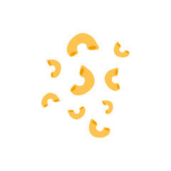 Italian macaroni pasta vector illustration 