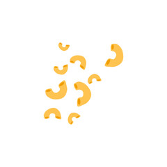 Italian macaroni pasta vector illustration 