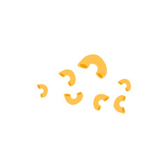 Italian macaroni pasta vector illustration 