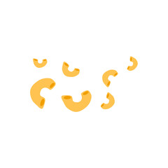 Italian macaroni pasta vector illustration 