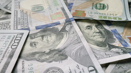 An InDepth CloseUp View of Various Mixed Currency Notes Spread Openly Across a Surface