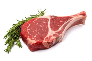 Fototapeta premium Fresh raw tomahawk beef steak meat food.