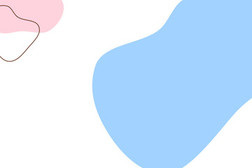 Abstract Pastel Wave Frame Background. Abstract pastel color paint splash pattern background. Vector overlay geometric design