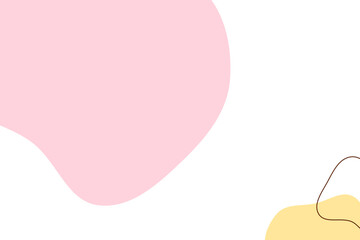 Abstract Pastel Wave Frame Background. Abstract pastel color paint splash pattern background. Vector overlay geometric design